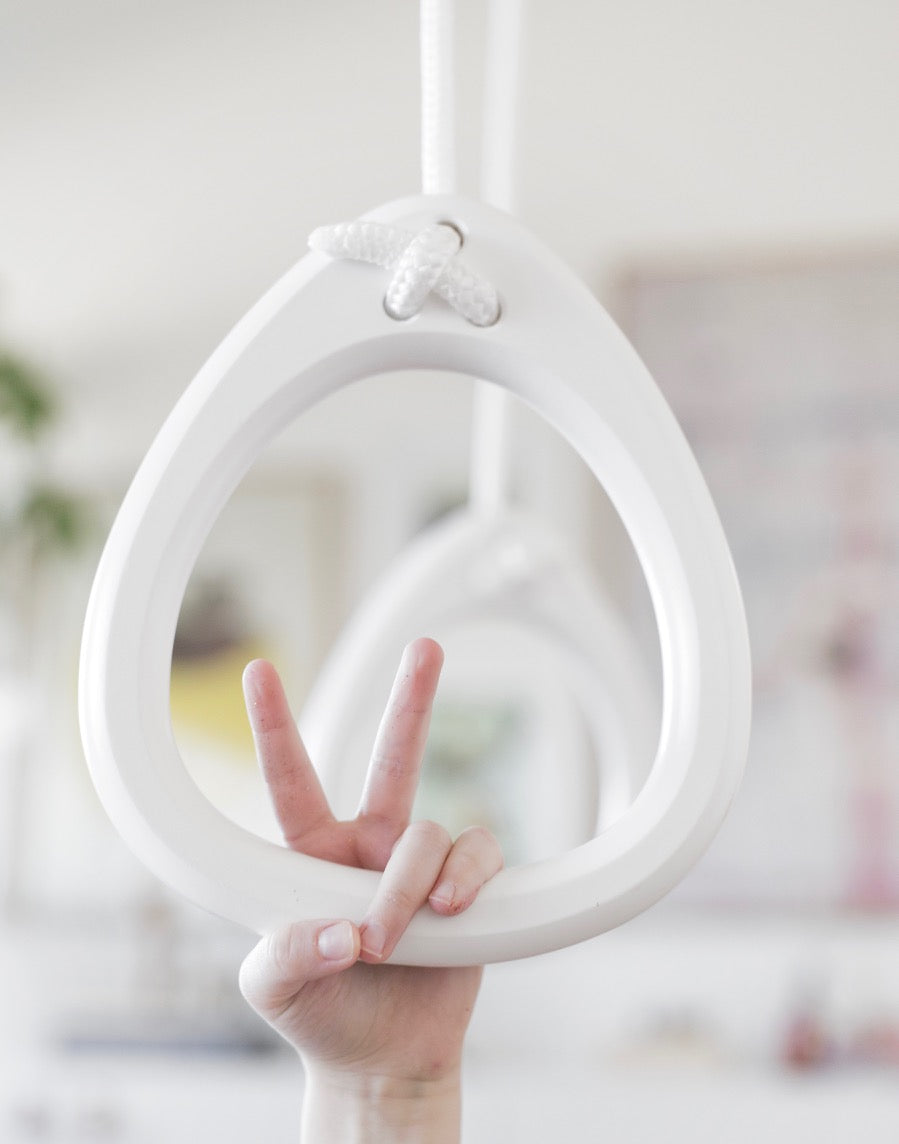 Lillagunga Kids Gymnastic Rings - White Birch - Oliver Thomas Children's Boutique