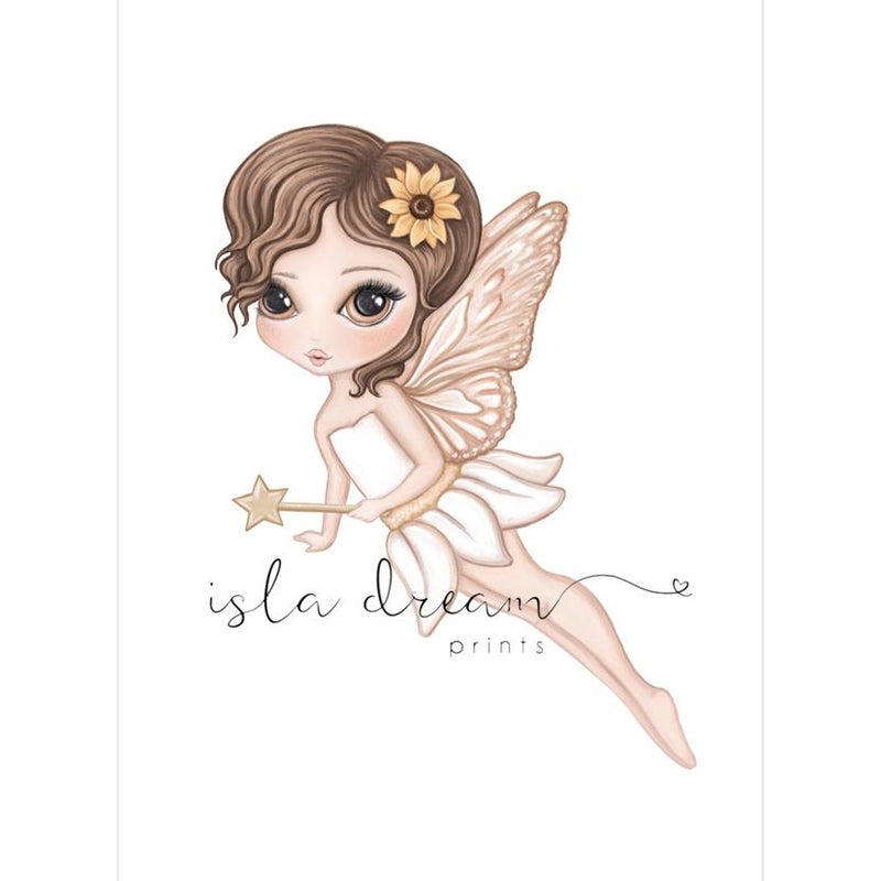 Isla Dream Prints Hazel The Butterfly Fairy Print