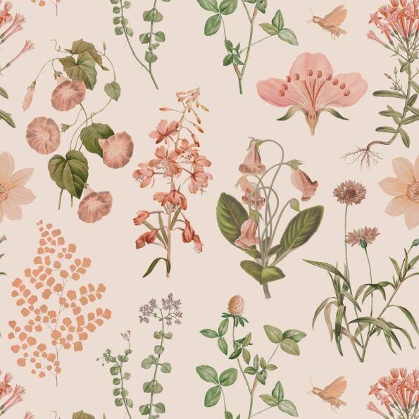 Dekornik Herbs & Flowers Wallpaper Sample