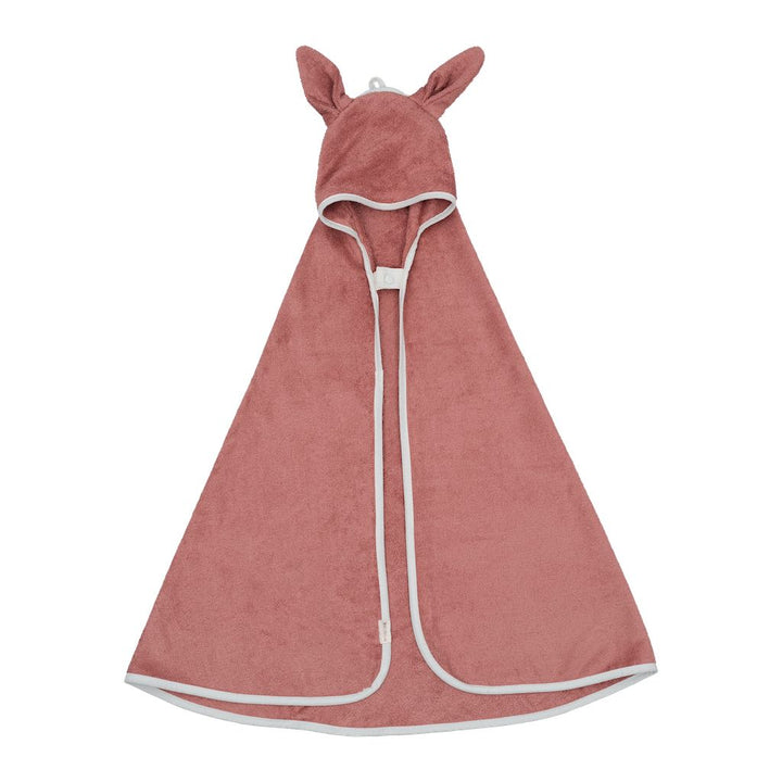 Fabelab Hooded Baby Towel Clay with bunny ears