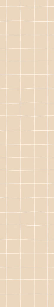 Dekornik SIMPLE Irregular Check Pattern Ivory Wallpaper strip