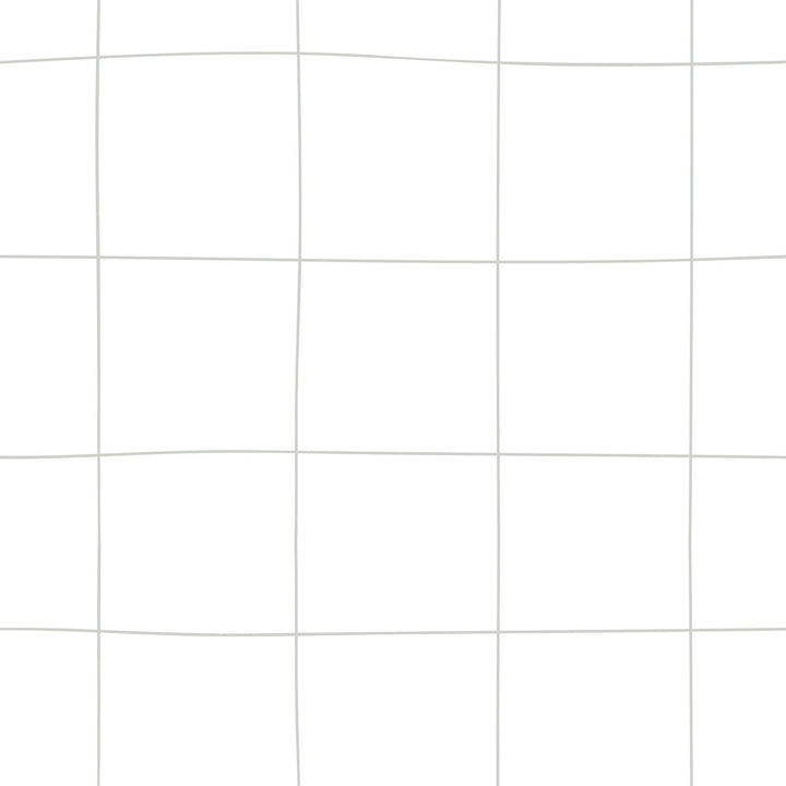 Dekornik SIMPLE Irregular Check Pattern White Wallpaper