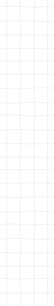 Dekornik SIMPLE Irregular Check Pattern White Wallpaper strip