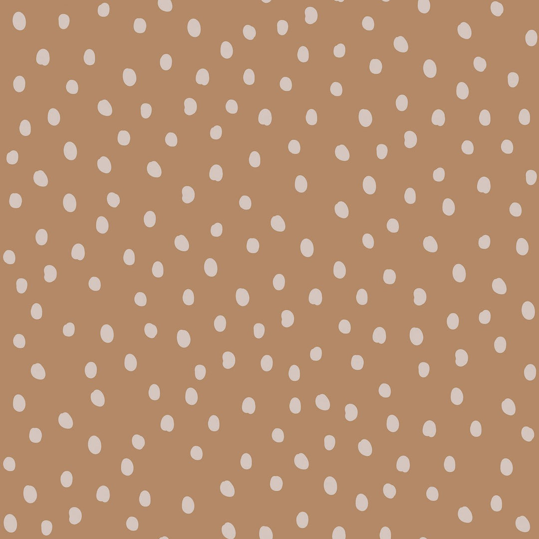 Dekornik SIMPLE Irregular Dots Cinnamon Wallpaper