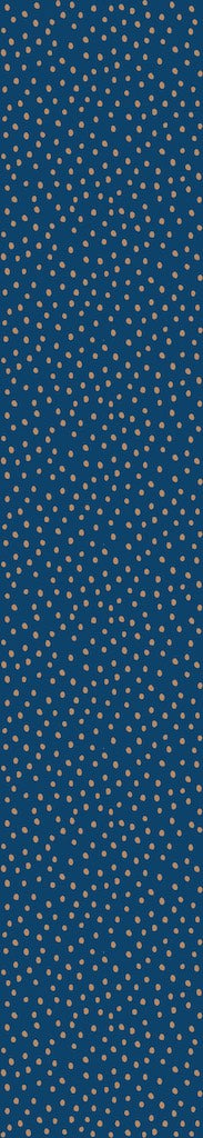 Dekornik SIMPLE Irregular Dots Navy Blue Wallpaper strip