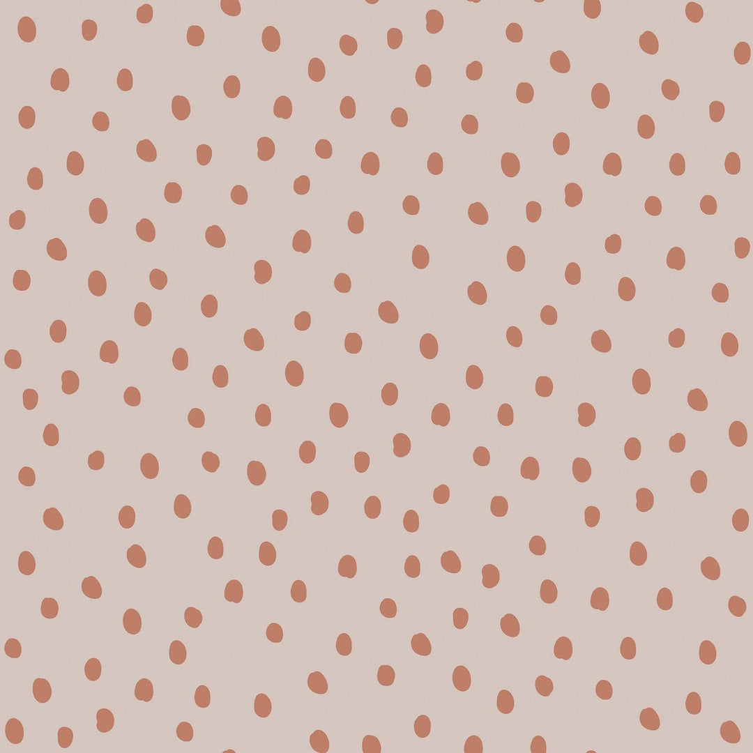 Dekornik SIMPLE Irregular Dots Powder Pink Brick Wallpaper