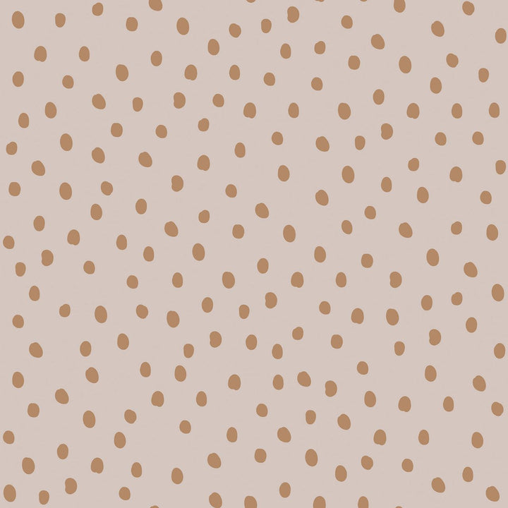 Dekornik SIMPLE Irregular Dots Powder Pink Cinnamon Wallpaper