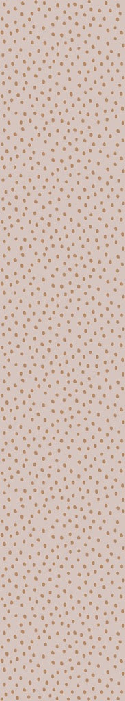 Dekornik SIMPLE Irregular Dots Powder Pink Cinnamon Wallpaper strip
