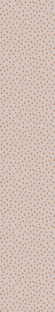 Dekornik SIMPLE Irregular Dots Powder Pink Cinnamon Wallpaper strip