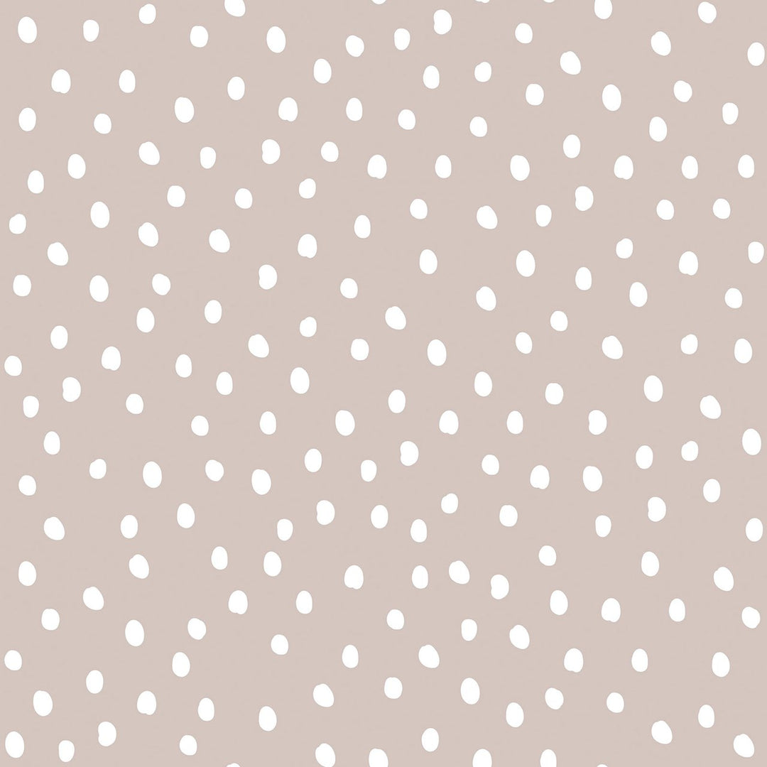 Dekornik SIMPLE Irregular Dots Powder Pink White Wallpaper Sample