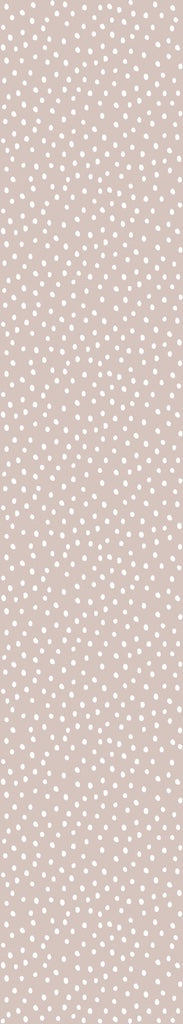 Dekornik SIMPLE Irregular Dots Powder Pink White Wallpaper strip