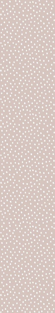 Dekornik SIMPLE Irregular Dots Powder Pink White Wallpaper strip
