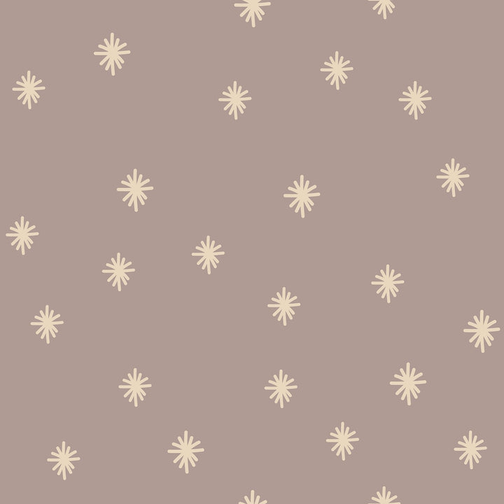 Dekornik SIMPLE Irregular Stars On Mocha Background Wallpaper