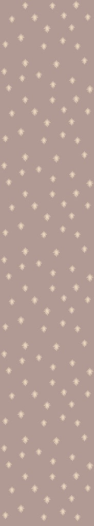 Dekornik SIMPLE Irregular Stars On Mocha Background Wallpaper strip