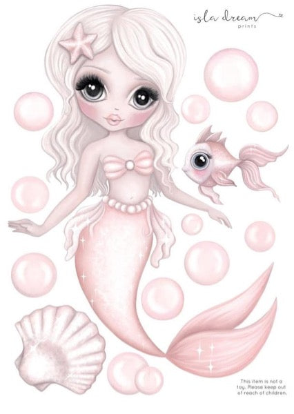 Isla Dream Prints Jewel The Mermaid Wall Decals