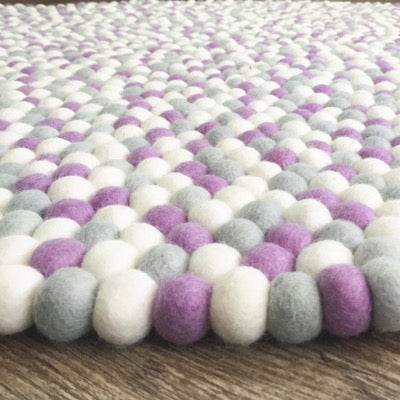 Winston & Grace Felt Ball Rug - Lady LiLuck