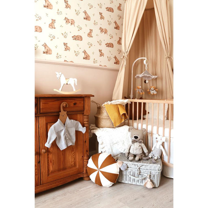Dekornik Little Bears Wallpaper in nursery