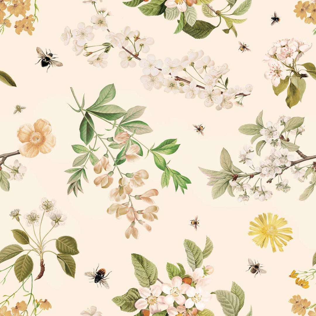 Dekornik Lovely Bee Orchard Wallpaper