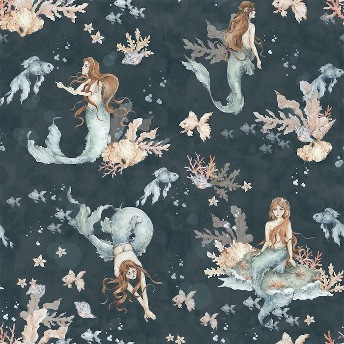 Dekornik Mermaids In Sea Depths Wallpaper