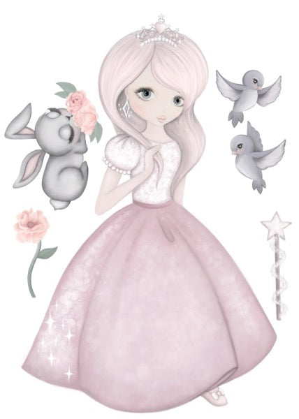 Isla Dream Prints Moonlight The Princess Wall Decals - Oliver Thomas Children's Boutique