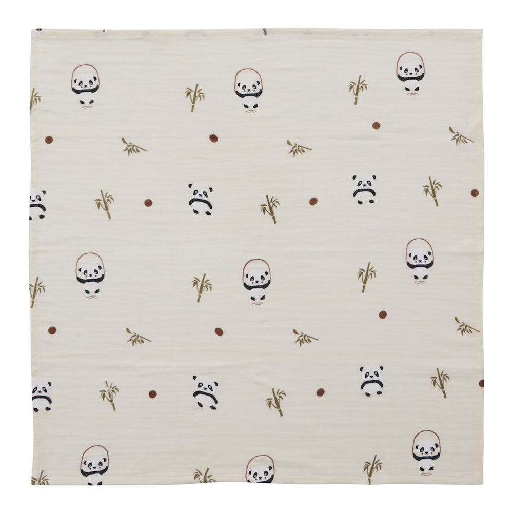 OYOY Muslin Square Panda print