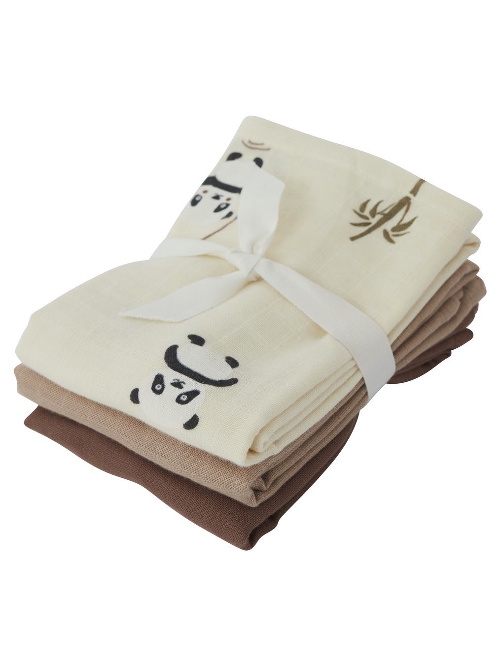 OYOY Muslin Square Panda 3 piece Set