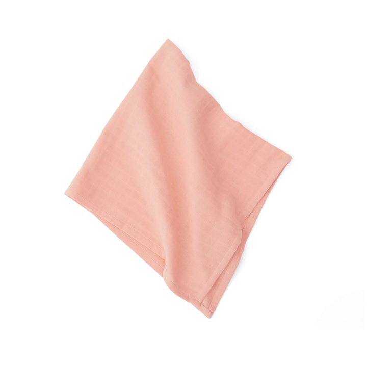 OYOY Muslin Square rose colour folded