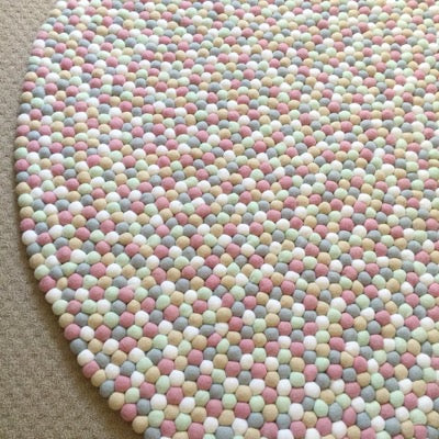 Winston & Grace Felt Ball Rug - My Milkshakes