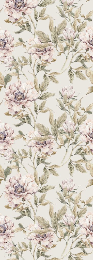 Dekornik Peonies Wallpaper on Beige