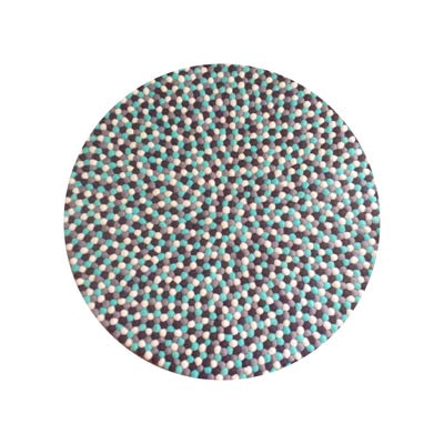 Winston & Grace Felt Ball Rug - Pepper & Mint