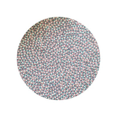 Winston & Grace Felt Ball Rug - Raindrops On Roses