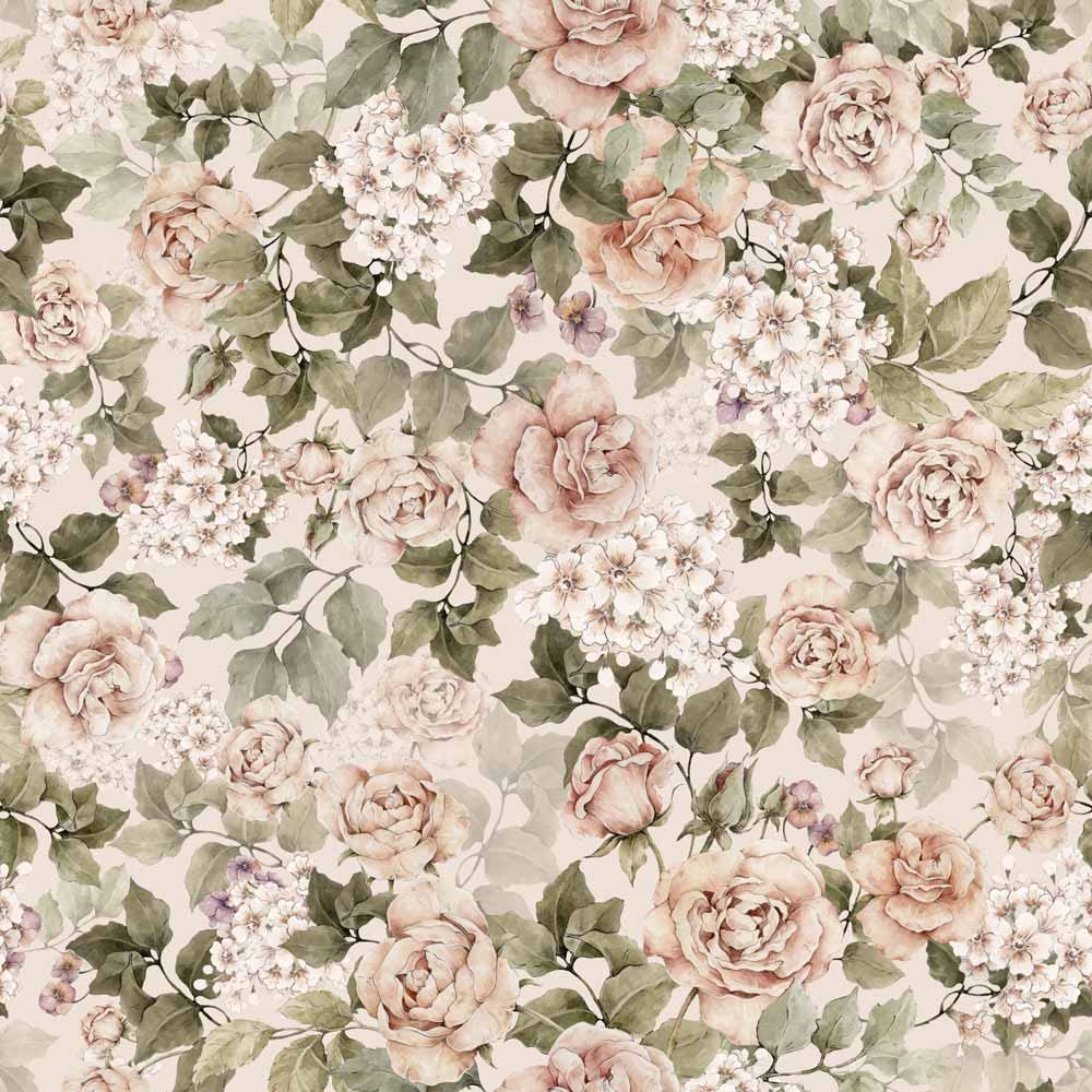 Dekornik Roses In Summer Bloom Wallpaper Sample