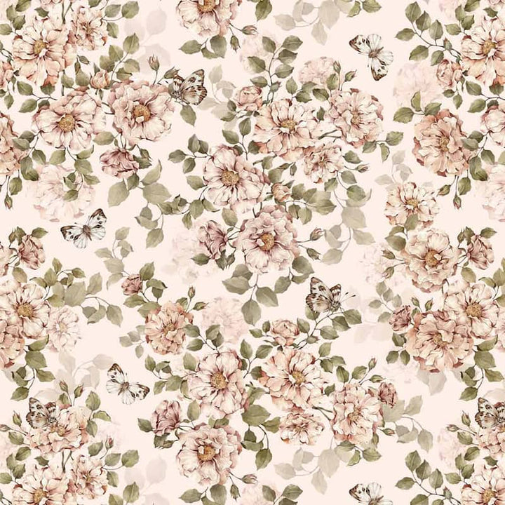 Dekornik Roses With Butterflies Wallpaper Sample