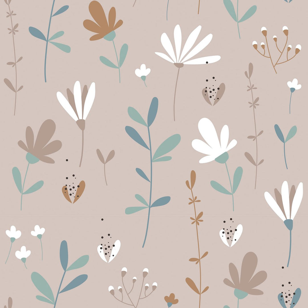Dekornik SIMPLE Scandinavian Spring Meadow Wallpaper Sample