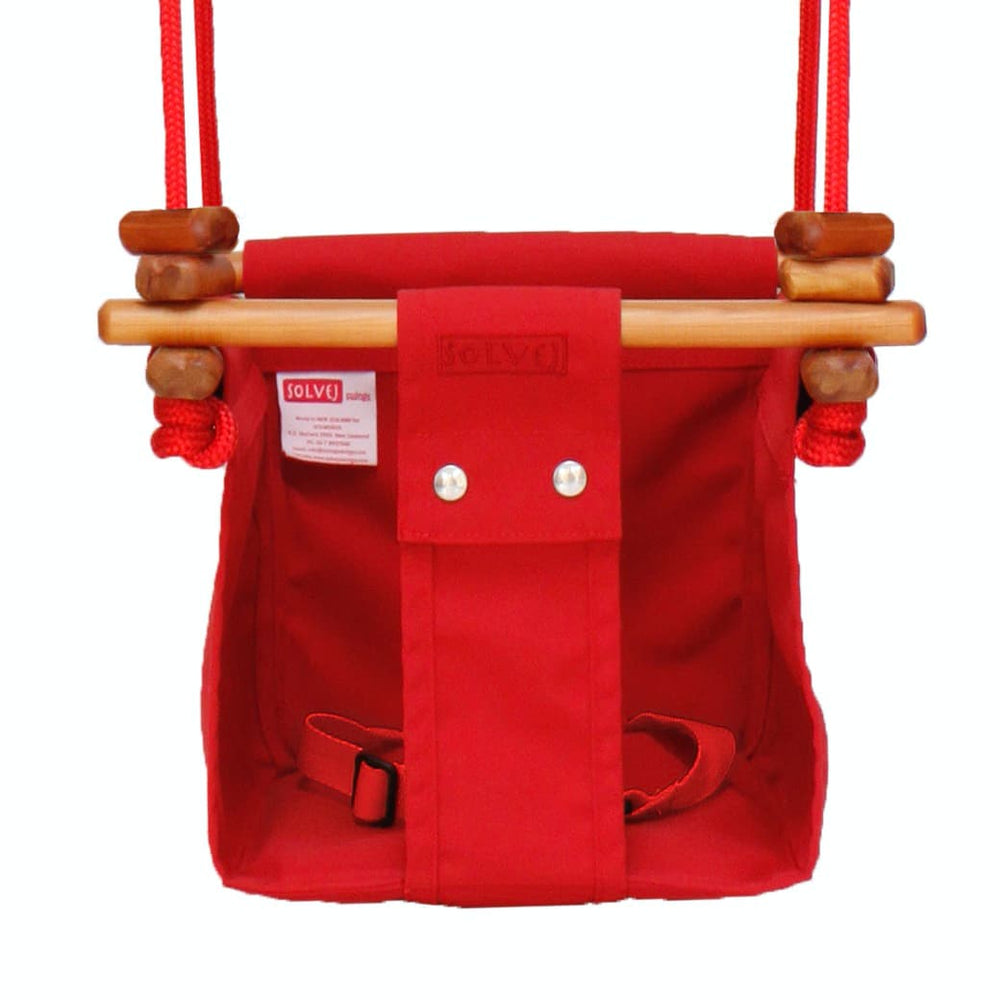 Pohutukawa Red Solvej Swings Baby & Toddler Swing 