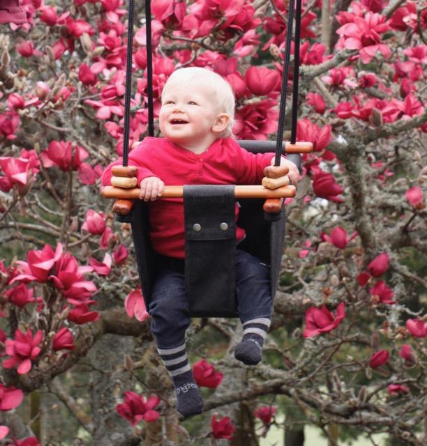 Solvej Swings Baby & Toddler Swing - Slate Grey – Oliver Thomas ...