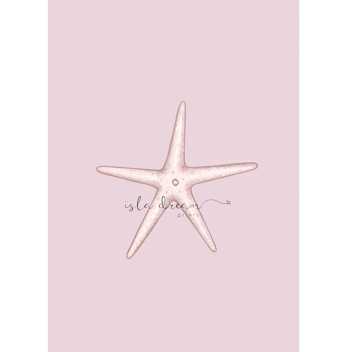 Isla Dream Prints Starfish Print with pink background