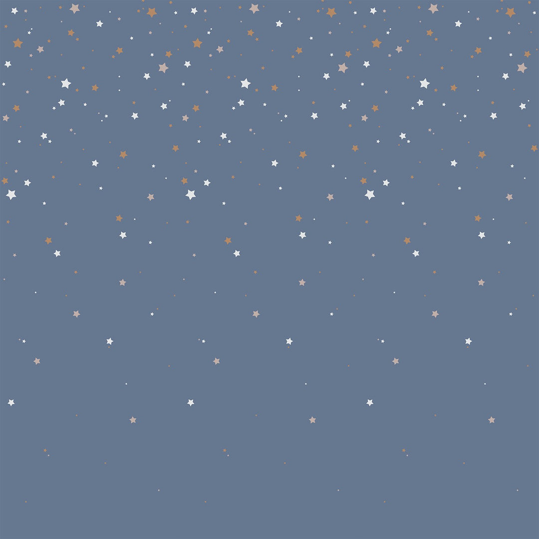 Dekornik SIMPLE Stars From The Sky Blue Wallpaper