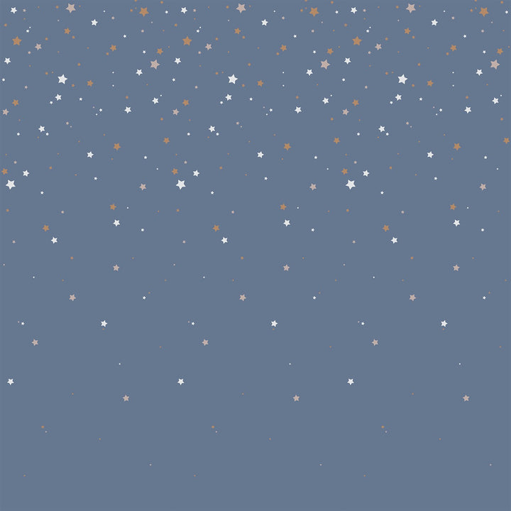 Dekornik SIMPLE Stars From The Sky Blue Wallpaper Sample