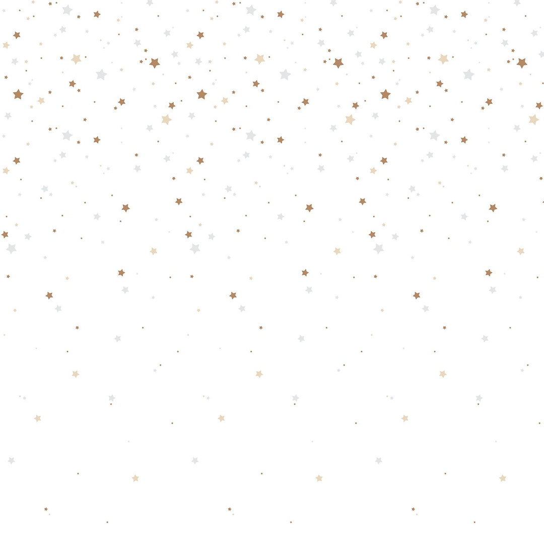 Dekornik SIMPLE Stars From The Sky White Wallpaper Sample