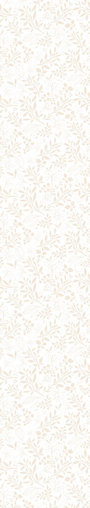 Dekornik SIMPLE Subtle Flowers Beige Wallpaper strip