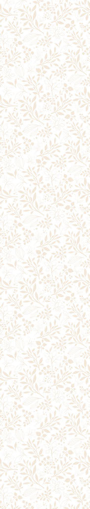 Dekornik SIMPLE Subtle Flowers Beige Wallpaper strip