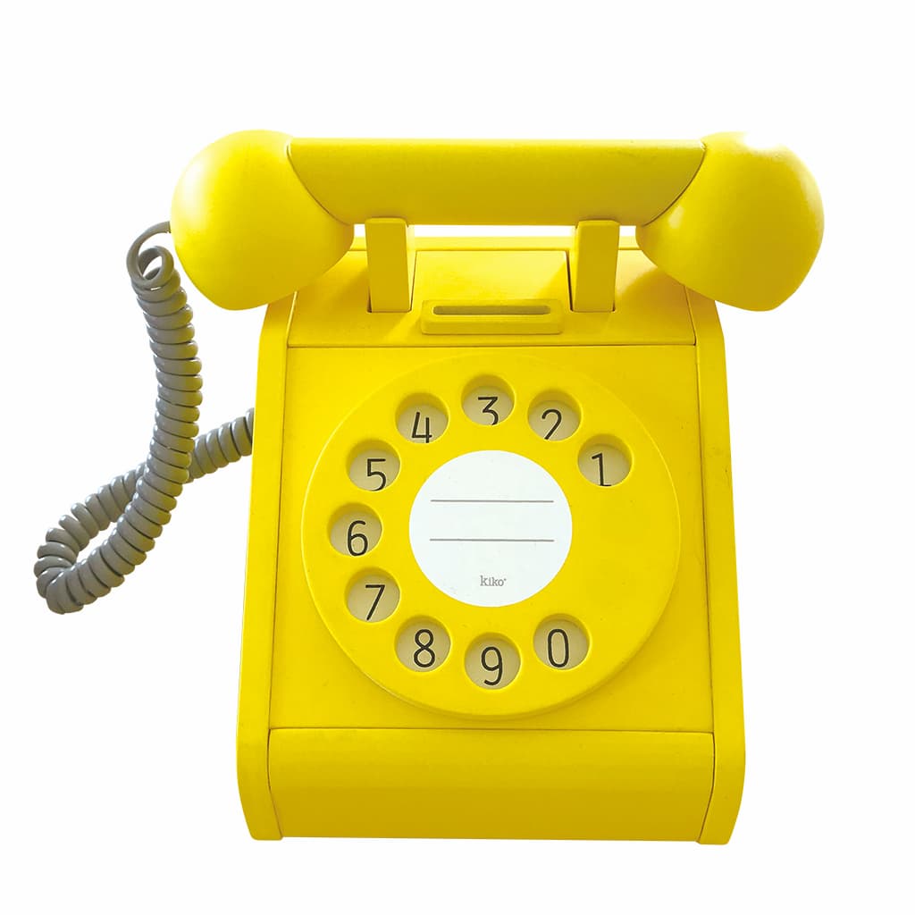 Kiko+ & GG* Yellow Retro Toy Telephone 