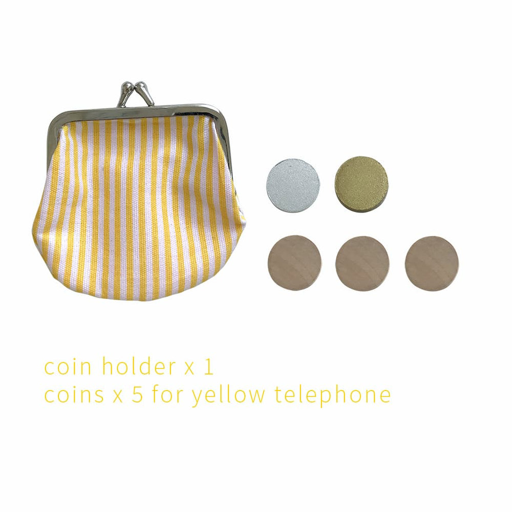 Kiko+ & GG* Yellow Telephone Coin Purse