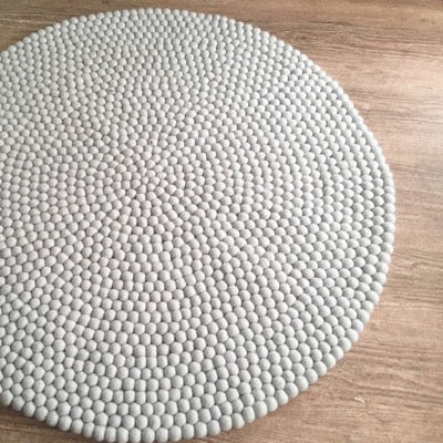 Winston & Grace Felt Ball Rug - The Grey Goose