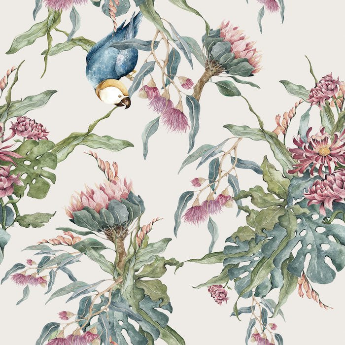 Dekornik Tropical Parrot Wallpaper Sample