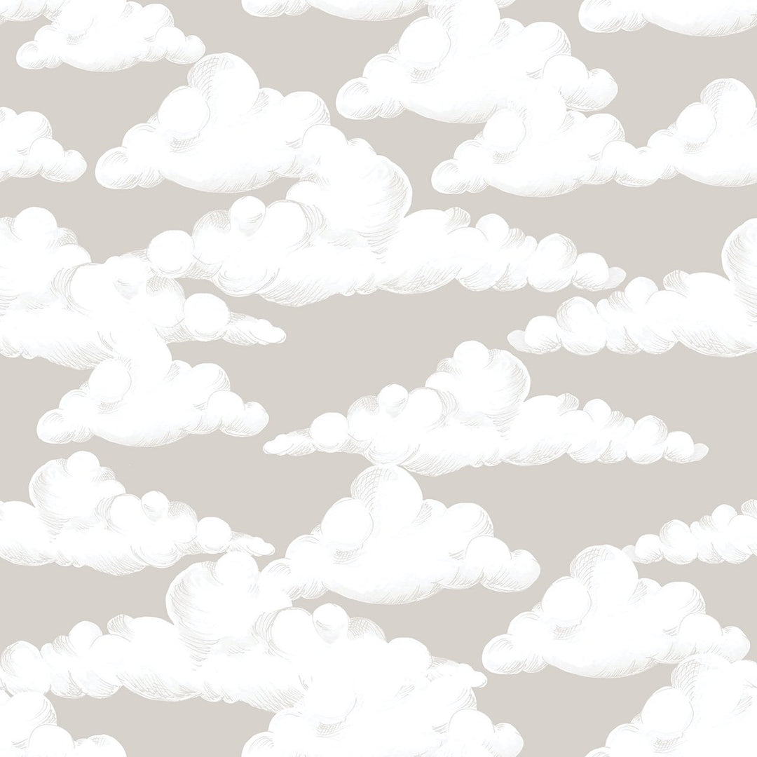 Dekornik CLASSIC Velveteen Clouds Beige Wallpaper Sample