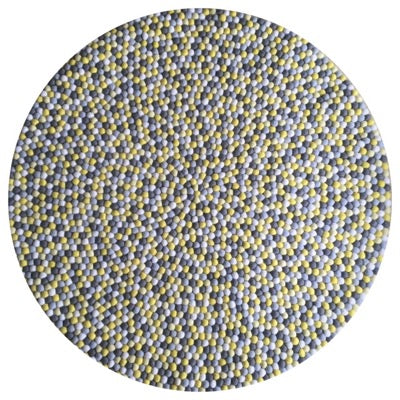 Winston & Grace Felt Ball Rug - Yellow Brick Road